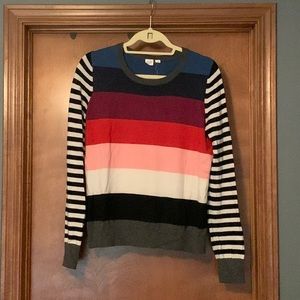 Gap bold colorful striped sweater